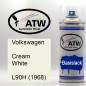 Preview: Volkswagen, Cream White, L90H (1968): 400ml Sprühdose, von ATW Autoteile West.